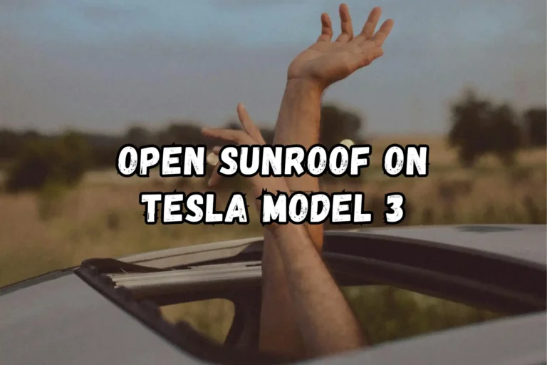 Sunroof On Tesla Model 3