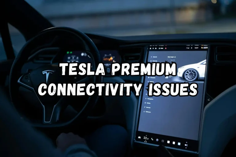 tesla connectivity issue