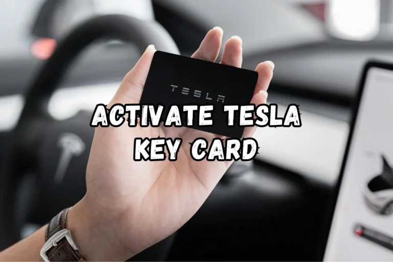 Activate Tesla Key Card