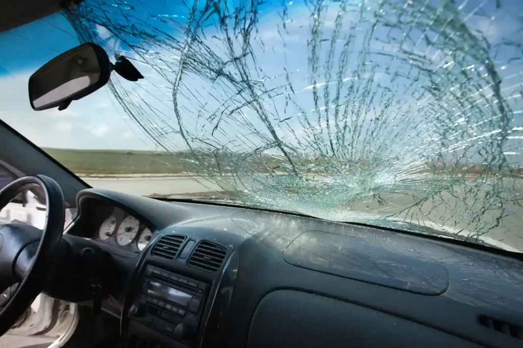 tesla front windshield