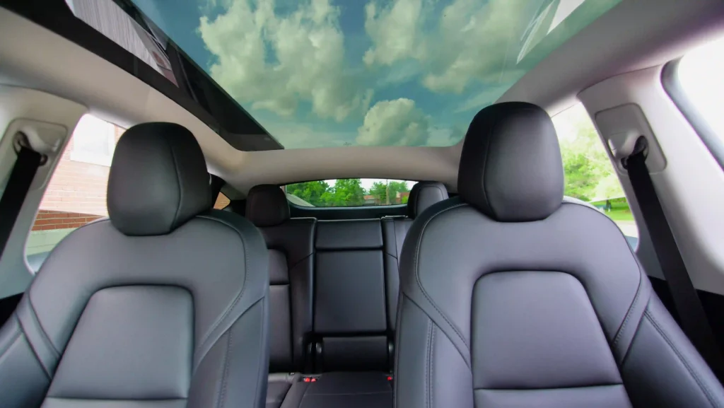 Tesla Model Y sunroof