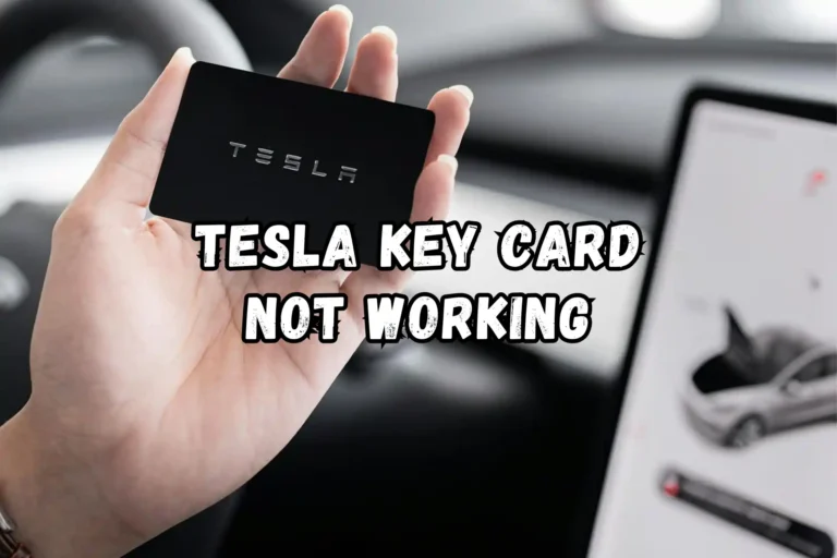 tesla keycard not working