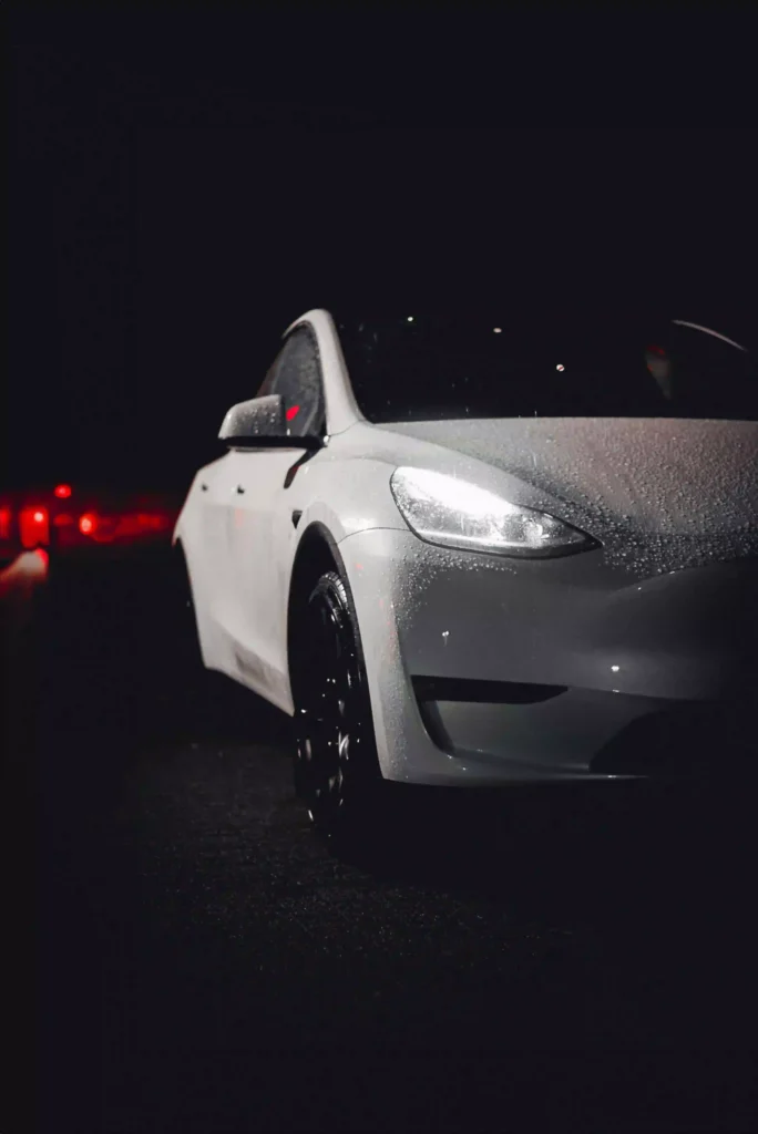 Charge Tesla in the Rain