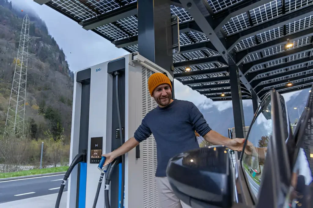 Solar-Powered EV Charging