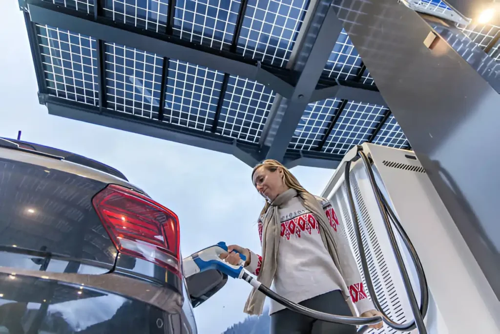 Solar-Powered Ev Charging Stations