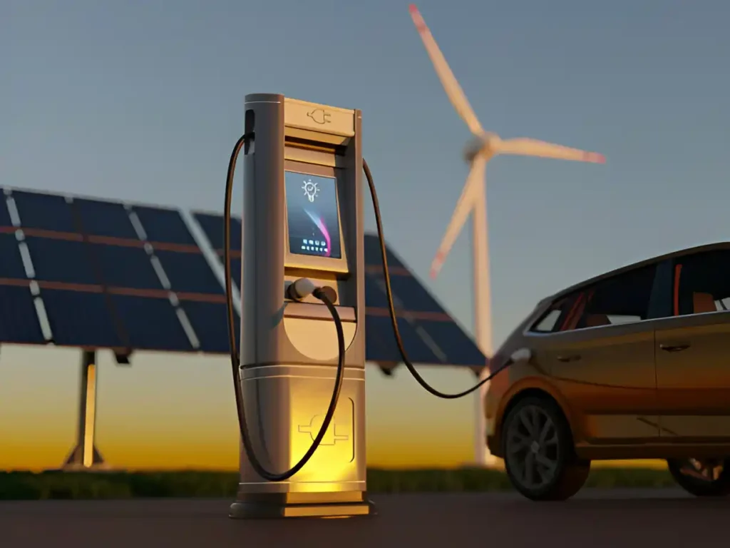 Solar-Powered Ev Charging Stations